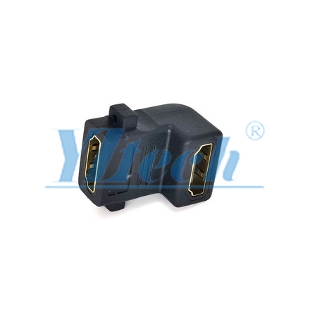 轉(zhuǎn)接頭HDMI 19P/F-F（90°帶耳朵）