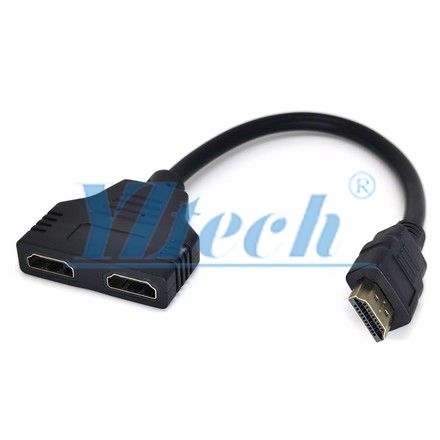 HDMI 一分二轉(zhuǎn)接線